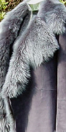 Grey Brisa Toscana Sheepskin Coat