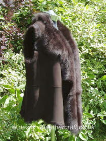 Dark Brown Toscana Shearling Gilet Size18 Bl25 inches