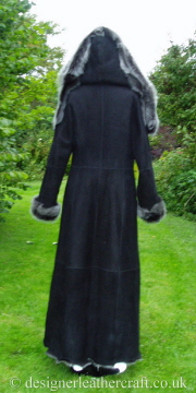Full Length and Fabulous Toscana Shearling Coat with a Suede Finish