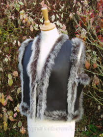 Russian Style Toscana Gilet in Brown Brisa