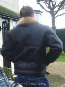 Seams of the Jacket are Taped with Soft Cowhide