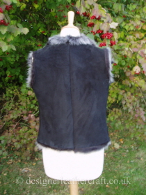 Shearling Gilet with a Back Length of just 20 inches